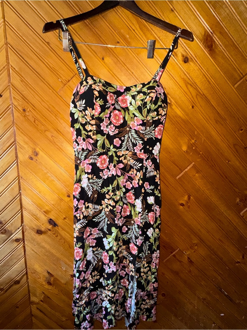 NWT tropical print midi sundress woman’s small
